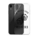 It Wasnt Luck iPhone Case