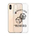 It Wasnt Luck iPhone Case