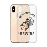 It Wasnt Luck iPhone Case
