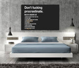 Don't Fucking Procrastinate