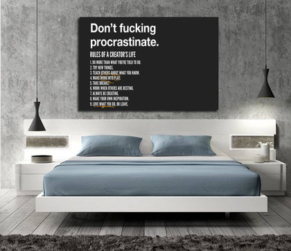 Don't Fucking Procrastinate